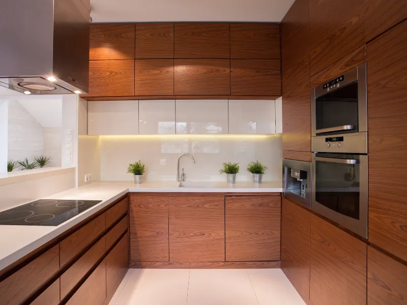 Transform your cooking space with our factory-manufactured modular kitchens. We design, build, and install custom kitchens that combine aesthetics with functionality — all manufactured at our Greater Noida facility using precision machinery.